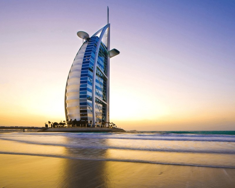 Burj Al Arab hotel representing A2CO’s presence in Dubai and global reach.